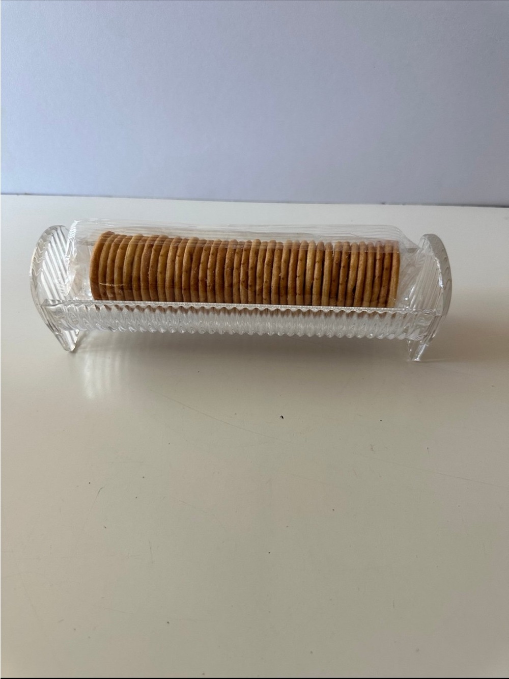 vintage Godinger Harmony Pattern Cracker Tray